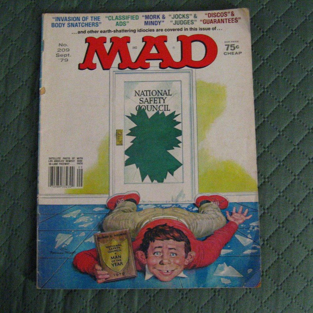 Mad Magazine Alfred E. Neuman September 1979